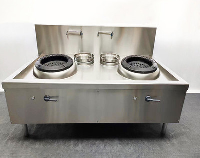 酒店厨具全自动节能型双炒双吊灶