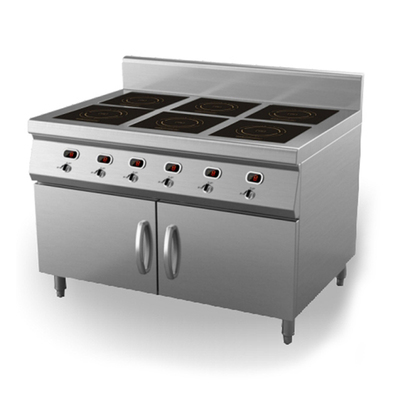 商用厨房设备厂电磁六眼煲仔炉
