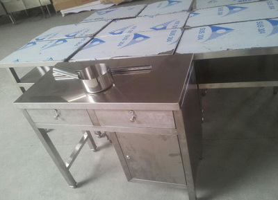 不锈钢定制带抽工作柜