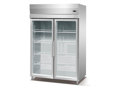 厨房设备厂双门展示柜