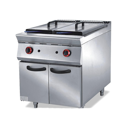 厨房设备柜式双缸炸炉