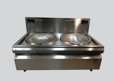 厨具厂电磁双眼大锅灶