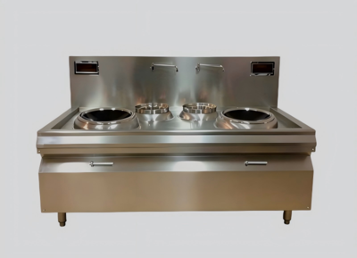 食堂厨具电磁双炒双吊